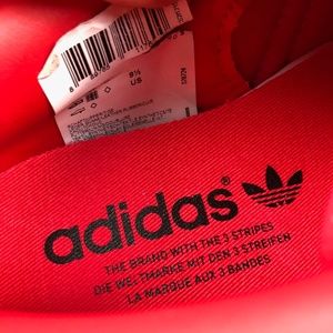 Adidas Red Superstar Glossy Toe Sneaker Size 9.5 NWT Adidas Red Superstar Glossy Toe Sneaker Size 9.5 NWT